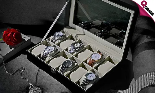 12-Slot Watch Organizer!